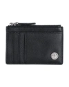 Versace Man Cardholder Black Size - Leather