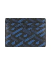 Versace Man Cardholder Blue Size - Leather