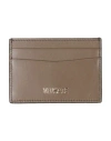 Versace Man Cardholder Khaki Size - Leather