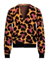 Versace Man Cardigan Mandarin Size 40 Viscose, Wool, Polyamide, Polyester