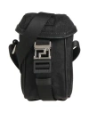Versace Man Cross-body Bag Black Size - Polyamide