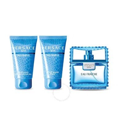 Versace Man Eau Fraiche Gift Set Fragrances 8011003889174 In White