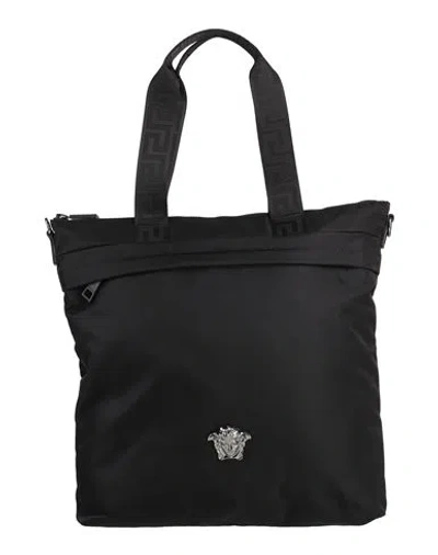 Versace Man Handbag Black Size - Polyamide