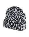 Versace Man Hat Black Size Onesize Wool, Cotton In Black