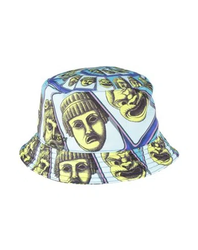 Versace Man Hat Sky Blue Size 7 ⅜ Polyester