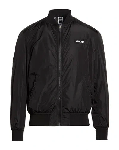 Versace Man Jacket Black Size 38 Polyamide