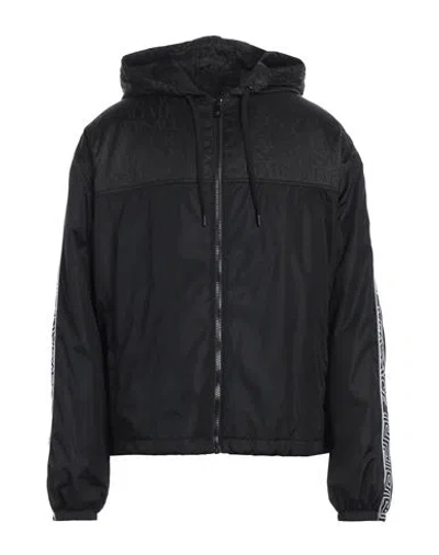 Versace Man Jacket Black Size 42 Econyl, Polyester