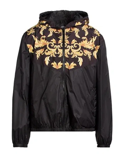 Versace Man Jacket Black Size 50 Polyamide