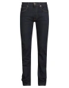 Versace Man Jeans Blue Size 33 Cotton, Elastane In Black