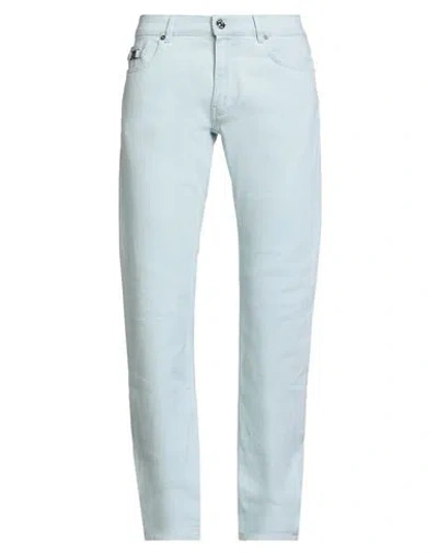 Versace Man Jeans Blue Size 33 Cotton, Polyester, Elastane
