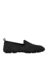Versace Man Loafers Black Size 7 Leather