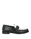 Versace Man Loafers Black Size 9 Calfskin In Multi