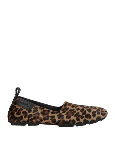 Versace Man Loafers Brown Size 9 Leather