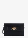Versace Man Medusa Biggie Man Black Shoulder Bags In Black