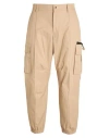 Versace Man Pants Beige Size 34 Cotton, Polyamide In Nude