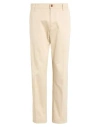 Versace Man Pants Beige Size 34 Cotton, Viscose, Polyester In Gray