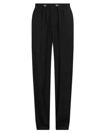 VERSACE VERSACE MAN PANTS BLACK SIZE 36 VISCOSE