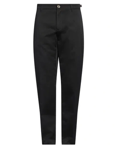 Versace Man Pants Black Size 32 Cotton, Viscose, Polyester