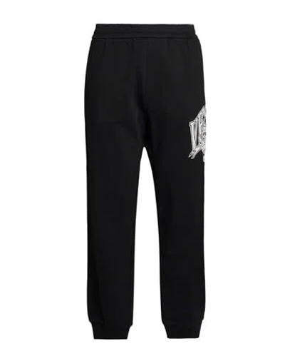 Versace Man Pants Black Size Xl Cotton