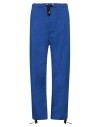 Versace Man Pants Bright Blue Size 34 Cotton, Viscose