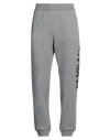 Versace Man Pants Grey Size L Cotton In Gray