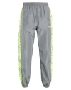 Versace Man Pants Grey Size L Polyester In Gray