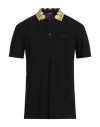 Versace Embroidered Cotton Polo Shirt