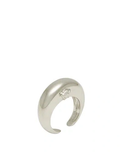 Versace Man Ring Silver Size 7 Metal