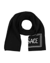 Versace Man Scarf Black Size - Virgin Wool In Black