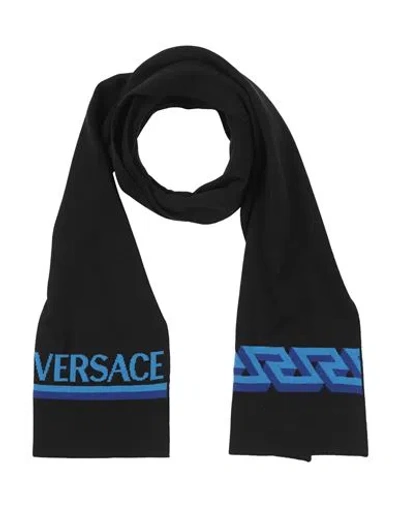 Versace Man Scarf Black Size - Wool