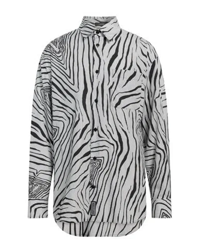 Versace Man Shirt Black Size 16 Cotton, Polyester