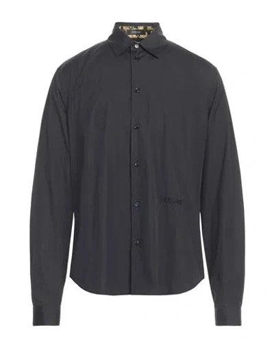 Versace Man Shirt Black Size 16 ½ Cotton, Polyester
