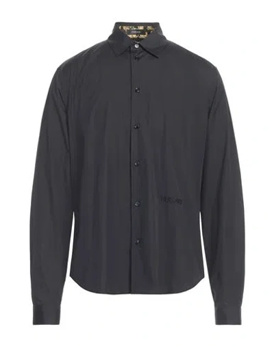 Versace Man Shirt Black Size 14 ½ Cotton, Polyester