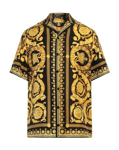 VERSACE VERSACE MAN SHIRT BLACK SIZE 42 SILK