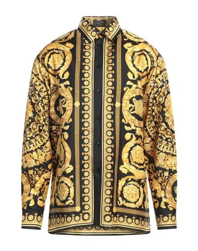 VERSACE VERSACE MAN SHIRT BLACK SIZE 44 SILK