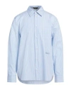 Versace Men Seashell Baroque Striped Shirt