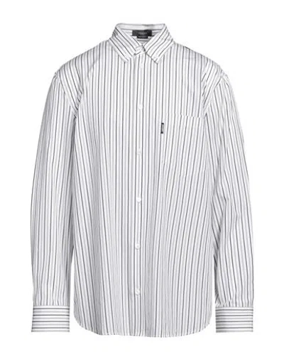 Versace Man Shirt White Size 40 Cotton, Silk