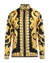Versace Ornate Baroque Patterned Shirt In Yellow