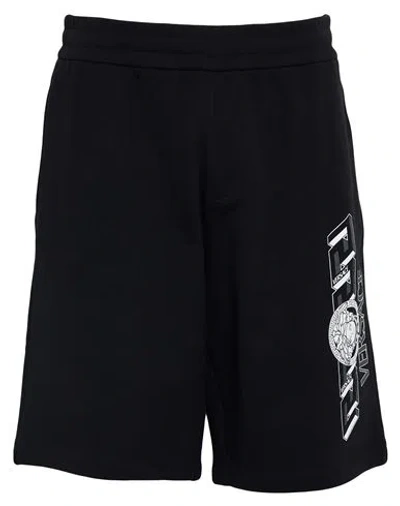 Versace Man Shorts & Bermuda Shorts Black Size S Cotton