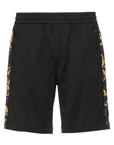 Versace Man Shorts & Bermuda Shorts Black Size Xl Polyester