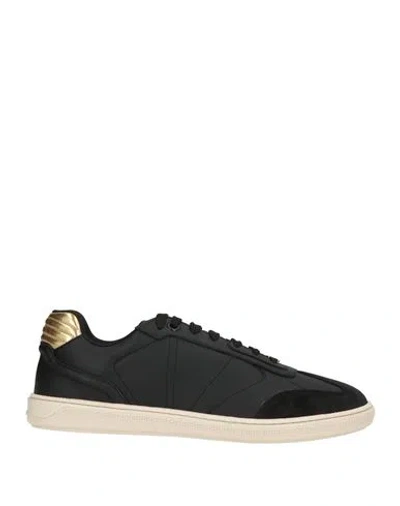 Versace Man Sneakers Black Size 11 Leather