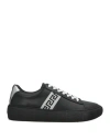 Versace Man Sneakers Black Size 7 Calfskin