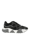 Versace Squalo Sneakers In Black