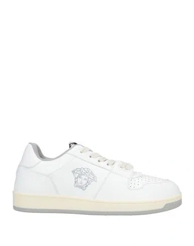 Versace Man Sneakers White Size 9 Leather