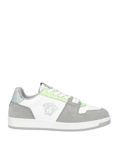 Versace Man Sneakers White Size 9 Leather