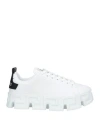 VERSACE VERSACE MAN SNEAKERS WHITE SIZE 9 LEATHER