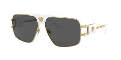 Versace Man Sunglass Ve2251 In Dark Grey