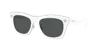 Versace 53mm Rectangular Sunglasses In White