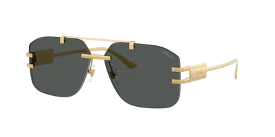 Versace Man Sunglass Ve2275 In Dark Grey