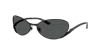 Versace Oval-frame Sunglasses In Black